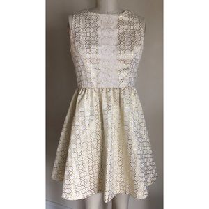 White and Gold Dress